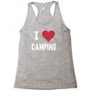 i love camping! Racerback Tank