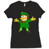 happy saint patrick day simpson Ladies Fitted T-Shirt