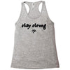 stay strong love heart Racerback Tank