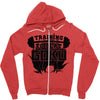 training to beat goku Zipper Hoodie