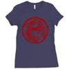 chinese new year dragon Ladies Fitted T-Shirt