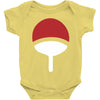 uchiha clan symbol crest   anime itachi sasuke naruto cosplay gift tee Baby Bodysuit