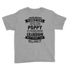 Super Cool Poppy Of A Freaking Awesome Grandson Youth Tee