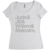 a litle life book Women's Triblend Scoop T-shirt