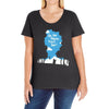 oh the places you'll see Ladies Curvy T-Shirt