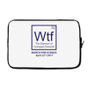 wtf outraged disbelief Laptop sleeve