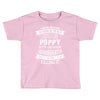 Super Cool Poppy Of A Freaking Awesome Granddaughter Toddler T-shirt