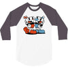 Cuphead and Mugman 3/4 Sleeve Shirt