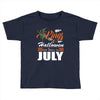 Halloween Kings Are Born In July Toddler T-shirt