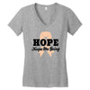 Hope Keeps Me Going Women's V-Neck T-Shirt