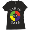 simon says funny Ladies Fitted T-Shirt
