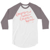 empowered women 3/4 Sleeve Shirt