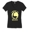 believe in nessie Women's V-Neck T-Shirt