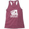 bought this shirt with your money poker Racerback Tank