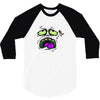 monster face 3/4 Sleeve Shirt