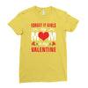 Forget it Girls My Mom Is My Valentine Ladies Fitted T-Shirt
