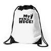 huge pen Drawstring Bags