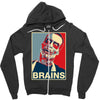 zombie poster, ideal birthday gift or present Zipper Hoodie