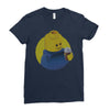 ugly lego drink coffee Ladies Fitted T-Shirt