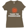 thanks to phoenicians Ladies Fitted T-Shirt