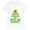 keep calm candy Ladies Fitted T-Shirt