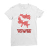 the owls Ladies Fitted T-Shirt