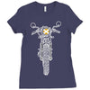 biker Ladies Fitted T-Shirt