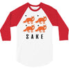 four fox sake 3/4 Sleeve Shirt