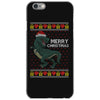 ugly dinosaur merry christmas iPhone 6/6s Case
