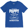I'm Called Pappy  Because  I'm Way Too Cool To Be Called Grandfather V-Neck Tee