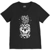 skull pineapple V-Neck Tee