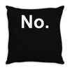 no funny new Throw Pillow