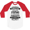 Super Cool Stepdad Of A Freaking Awesome Granddaughter 3/4 Sleeve Shirt