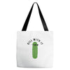 dill with it black logo Tote Bags