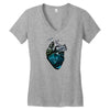 nature heart Women's V-Neck T-Shirt
