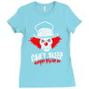 can't sleep clowns will eat me Ladies Fitted T-Shirt