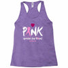 pink spread the hope Racerback Tank
