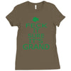 keep calm ireland Ladies Fitted T-Shirt
