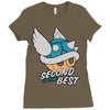 turtle shell Ladies Fitted T-Shirt