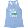 eat sleep celtic Racerback Tank