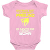 vater und sohn 6 Baby Onesie