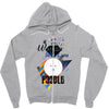 who loves poodle Zipper Hoodie