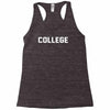 college Racerback Tank