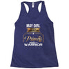 may girl is a perfect combination of princess and warrior Racerback Tank