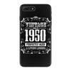 vintage made in 1950 perfectly aged a living legend iPhone 7 Plus Case