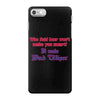 beer t shirt who said beer won't make you smart it made bud wiser funn iPhone 7 Case