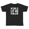 my soul is lit as f Toddler T-shirt