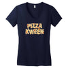 pizza kween Women's V-Neck T-Shirt