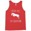 j'peux pas j'ai &eacute;quitation blc Tank Top