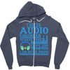 audio engineer tee Zipper Hoodie